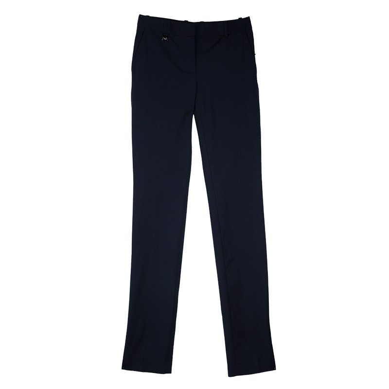 Pre Owned D&G Navy Wool Pants XS