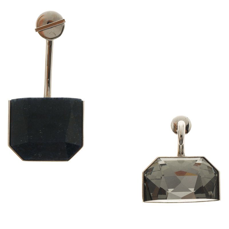 مملوكة مسبقًا Dior Blue & Green Crystal Set Earrings