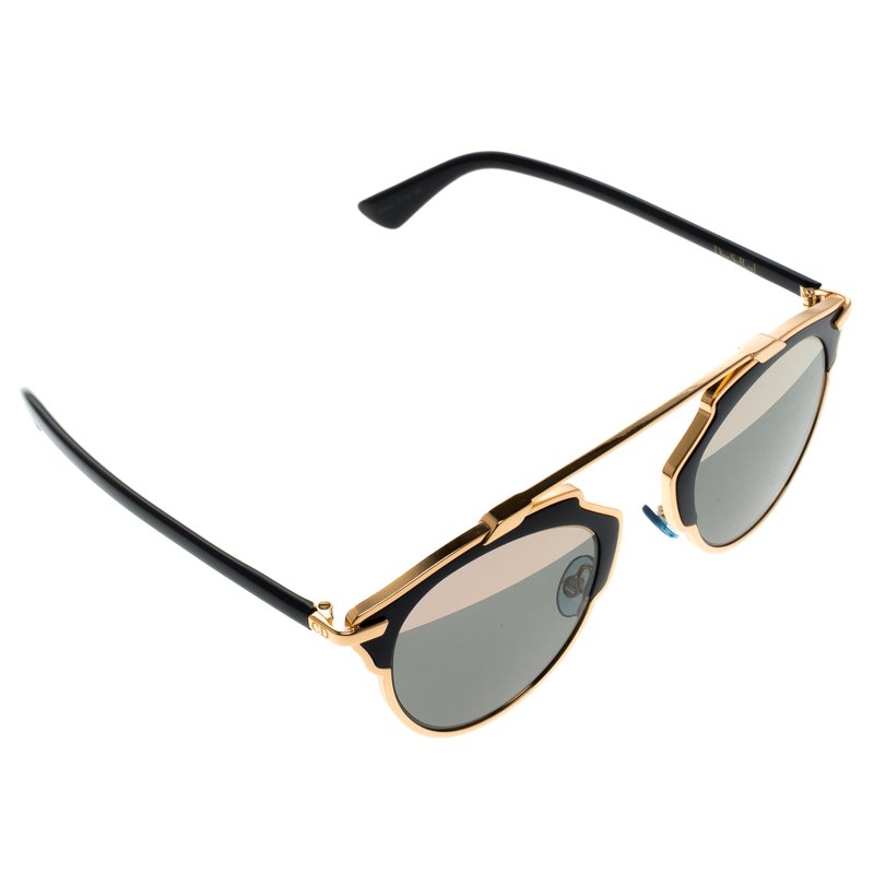 Dior Navy Blue U5W2J So Real Round Sunglasses