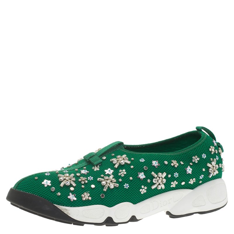 green dior sneakers