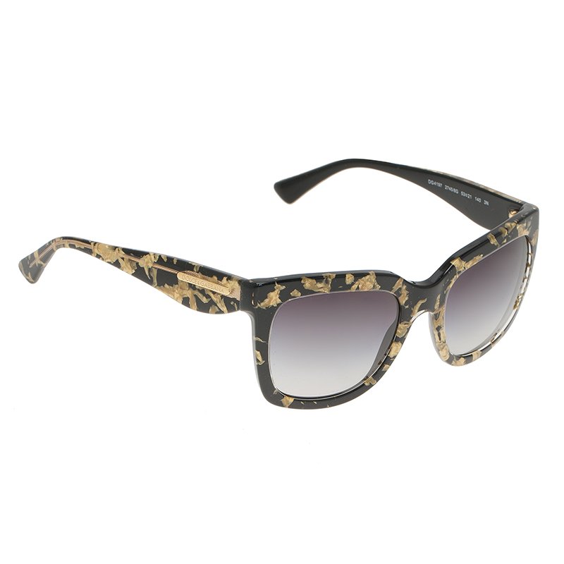 black and gold dolce and gabbana sunglasses