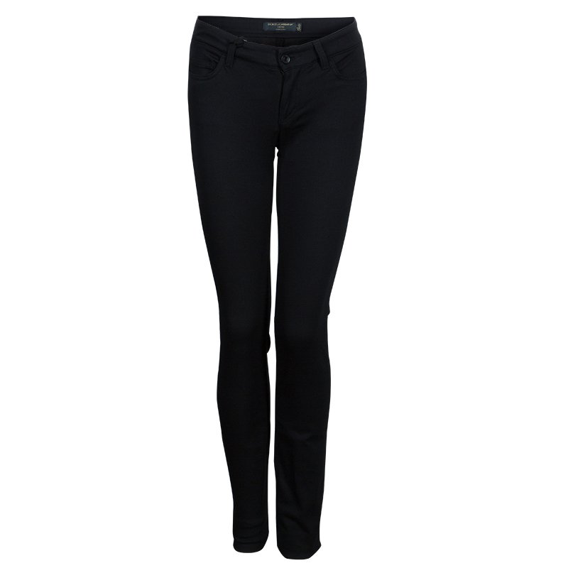 Pre Owned بنطلون جينز دولتشي أند غابانا كيوت أسود S