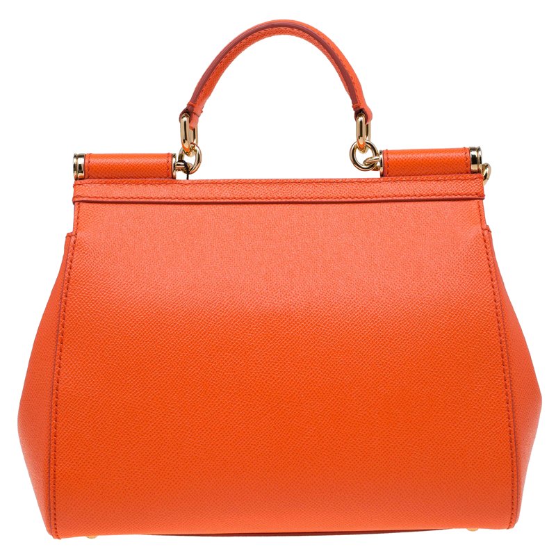 dolce and gabbana orange bag