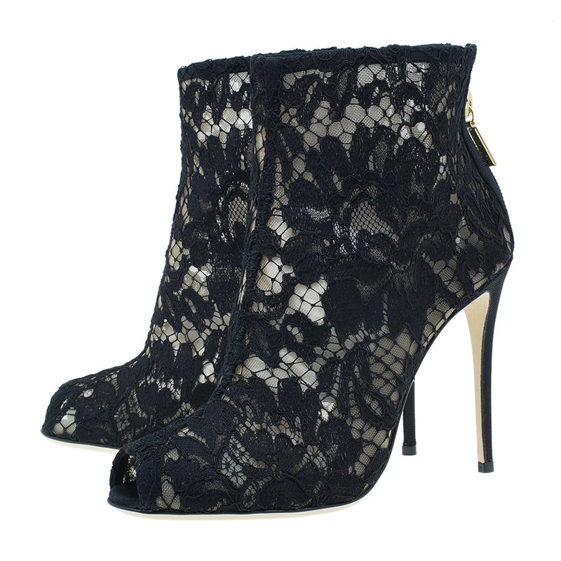 Dolce and clearance gabbana lace booties