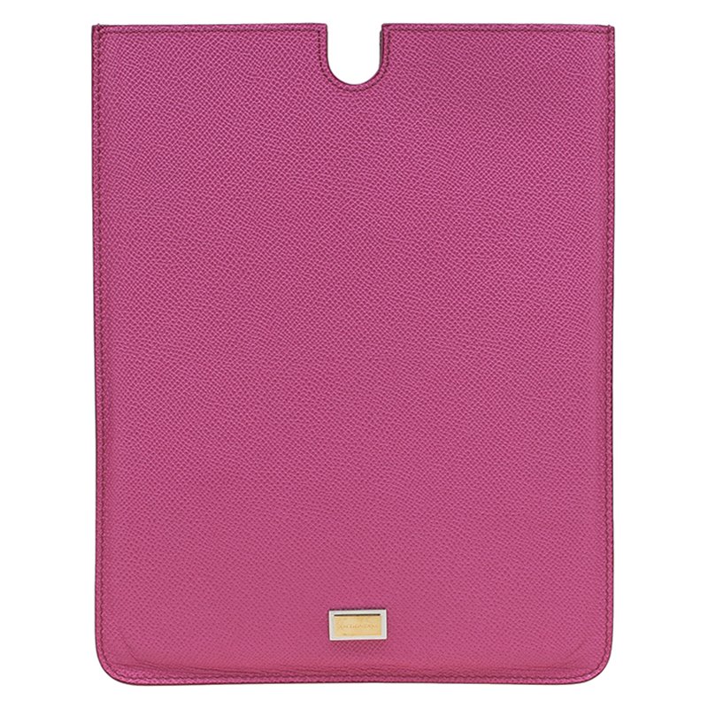 Dolce and Gabbana Pink Leather IPad 2 Case
