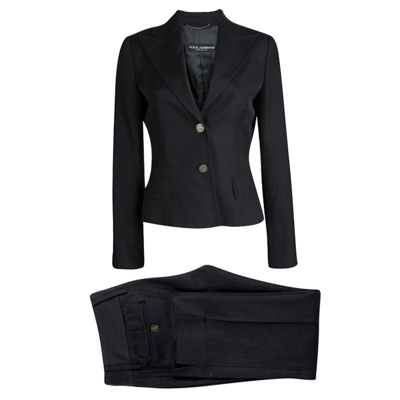 Dolce and Gabbana Black Tailored Pant Suit M Dolce & Gabbana | The ...