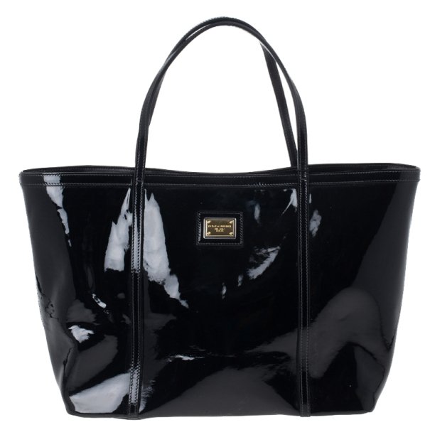 Dolce and Gabbana Black Miss Escape Tote 