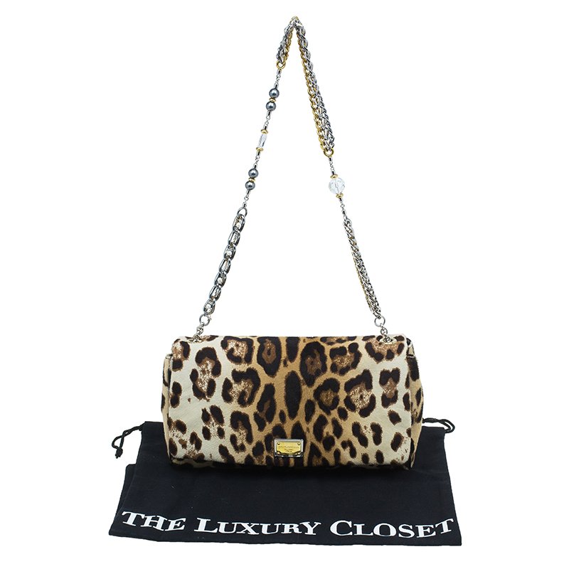 🍀💁🏻‍♀️Dolce & Gabbana Leopard Pony Hair Tote🍀💁🏻‍♀️ – Lucky Divas  Boutique