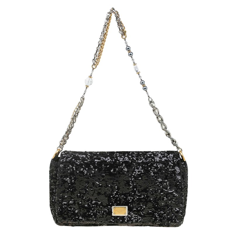 dolce and gabbana sequin bag