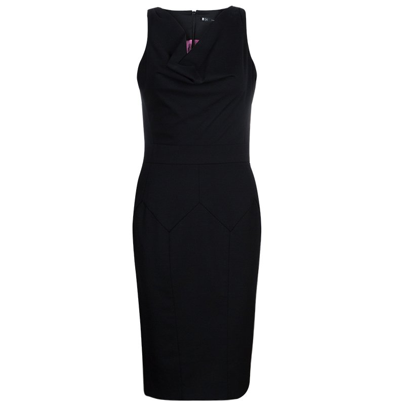 Pre Owned Dsquared2 Black Sleeveless Dress M