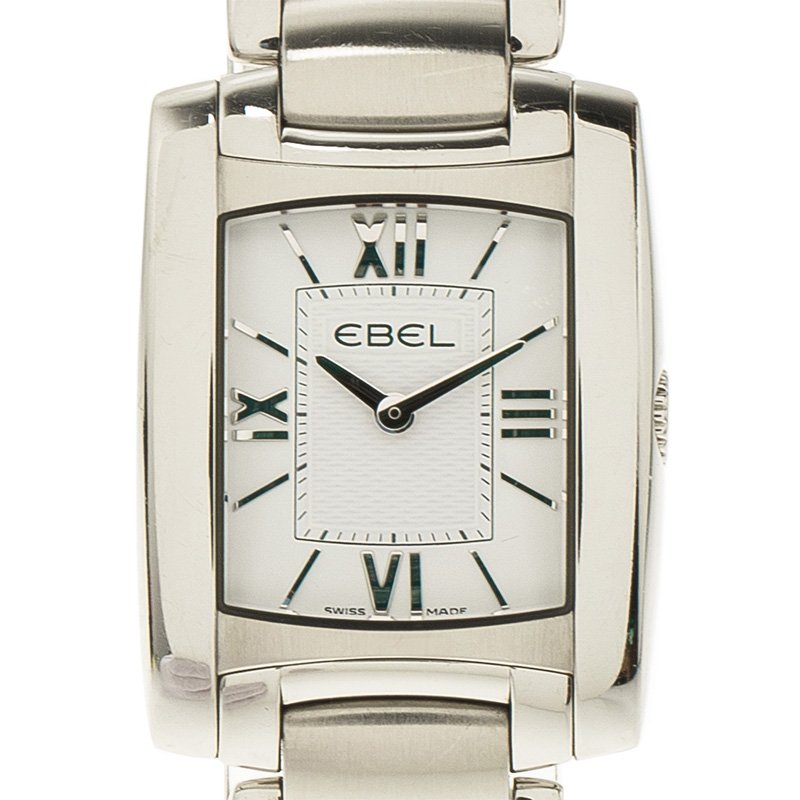 Pre Owned Ebel White Stainless Steel Brasilia Women's Wristwatch 23MM