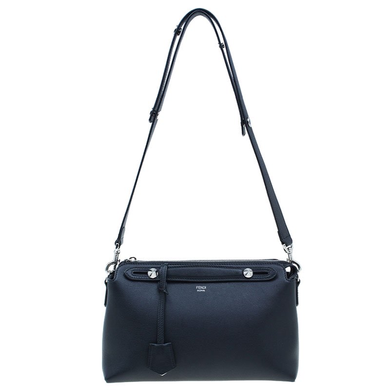 Fendi Black Leather By The Way Small Satchel Bag
