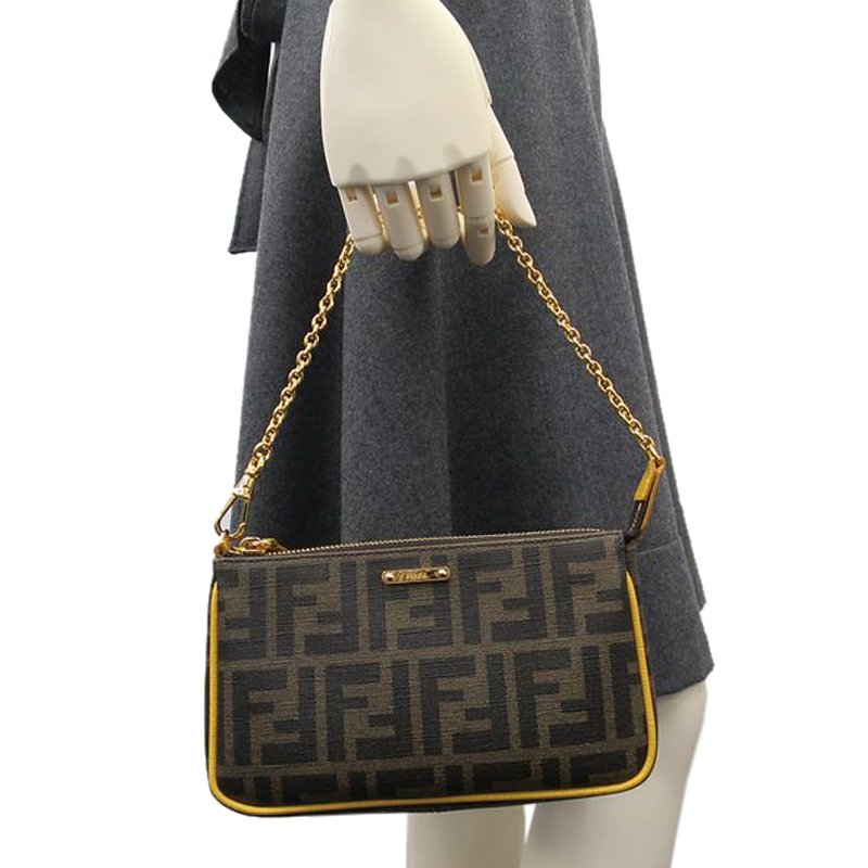 Fendi Zucca Monogram FF handbag mini Pochette