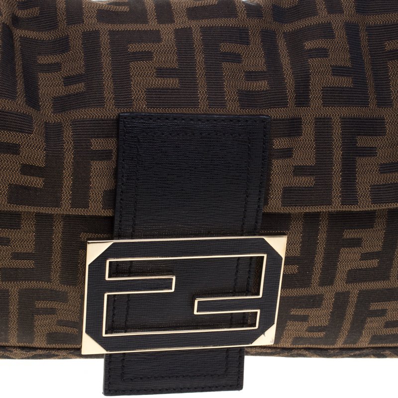 FENDI Zucca Baguette Tobacco 1299114