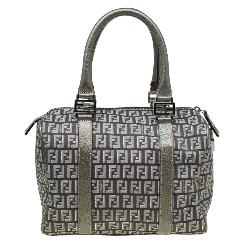 Fendi Zucca Rectangular Bag Fendi Zucchino Bauletto Bag Fendi 