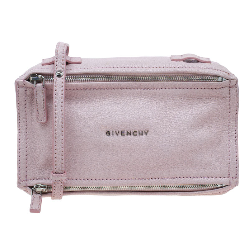 Givenchy Pink Leather Mini Pandora Pouch
