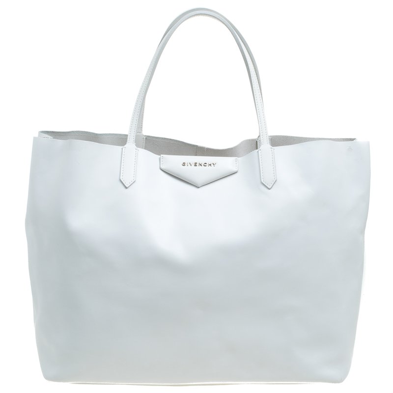 Givenchy White Leather Large Antigona Shopping Tote Givenchy | The ...