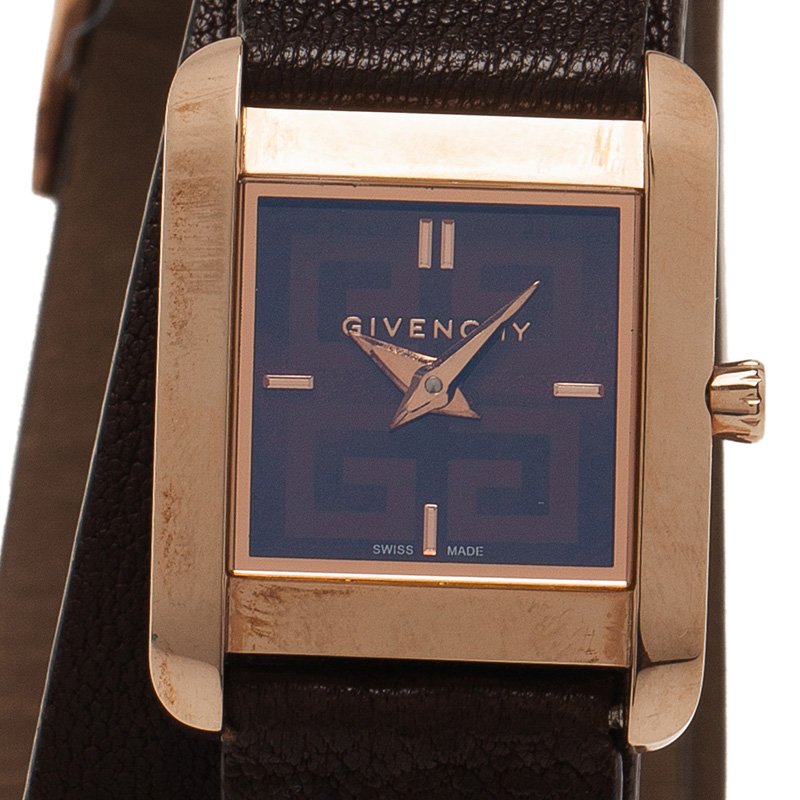 Givenchy Brown Stainless Steel 5200L Women's Wristwatch 22MM