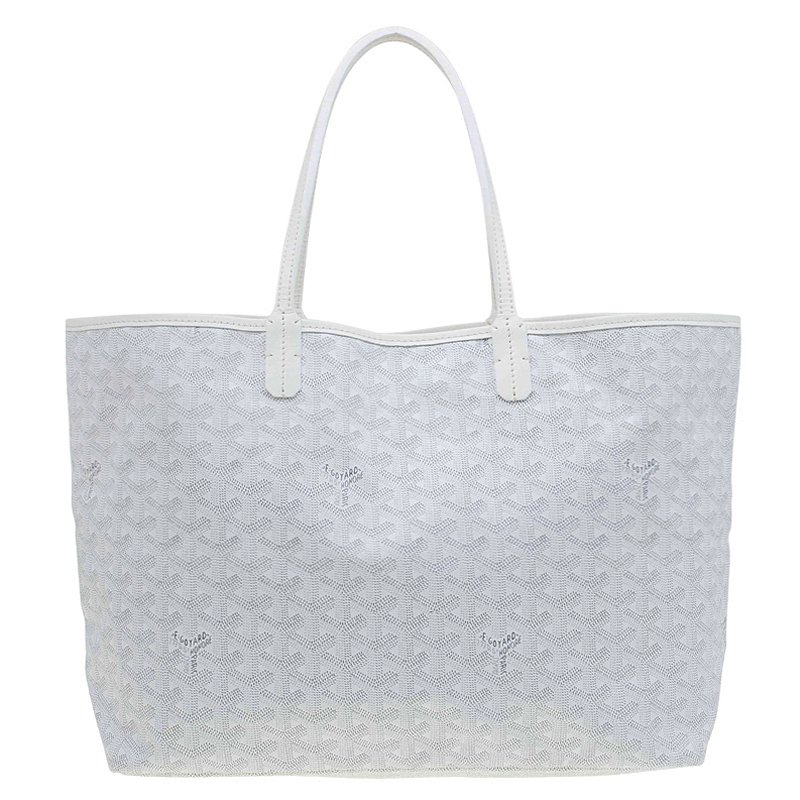 Goyard White Coated Canvas Saint Louis Tote Goyard | The Luxury Closet