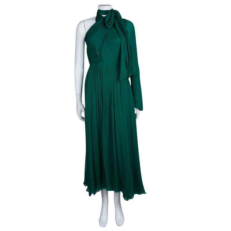 Зеленое платье от гуччи