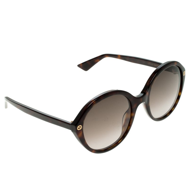 Gucci Brown GG0023S Round Sunglasses 