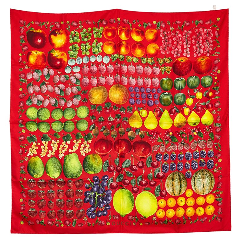 Gucci fruit sale scarf