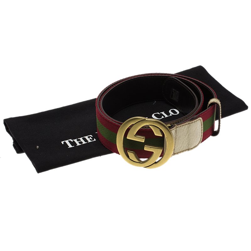 Gucci GG Canvas Brown Leather Palladium Buckle Belt 95/38 449716 – ZAK BAGS  ©️