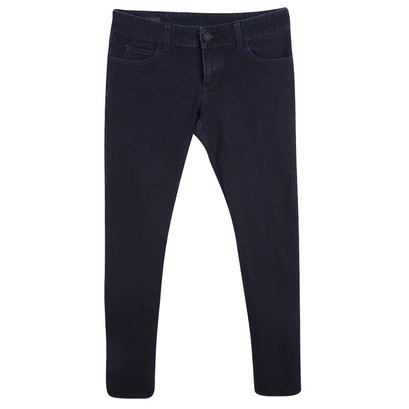 Pre Owned Gucci Indigo Dark Wash Stretch Denim Skinny Jeans S