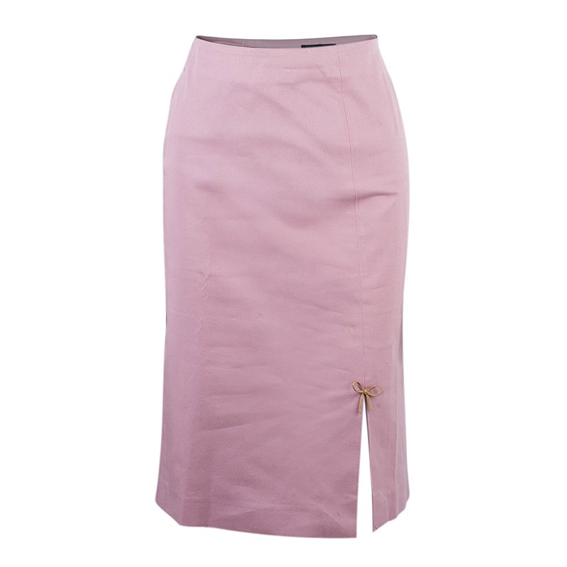 Pre Owned Gucci Pink Skirt S