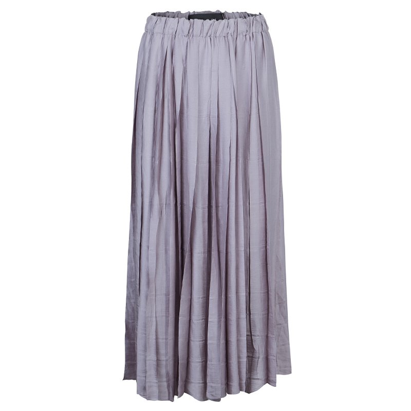 Gucci Lavender Pleated Skirt S