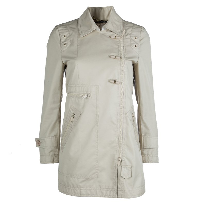 Gucci Beige Toggle Button Jacket S