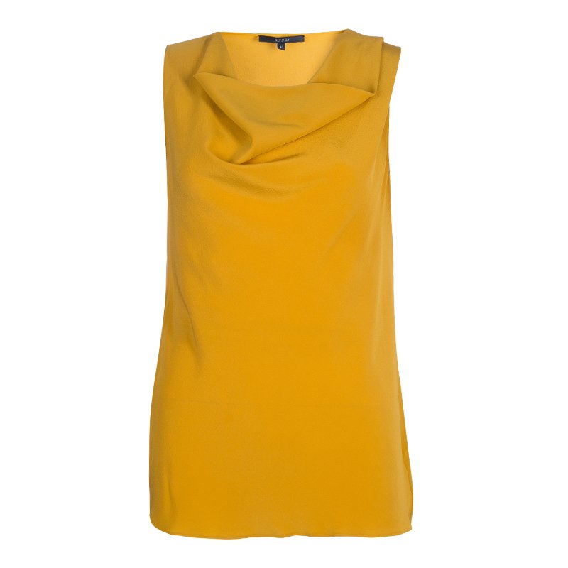 Gucci Mustard Yellow Sleeveless Top S