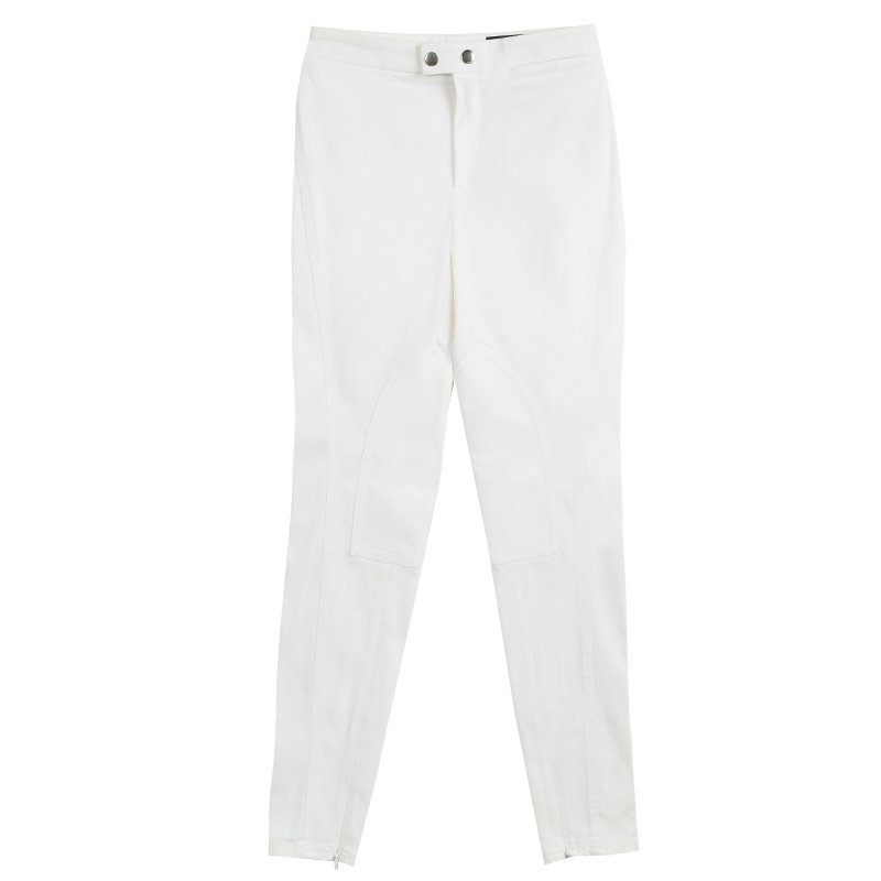 high waisted slim fit pants
