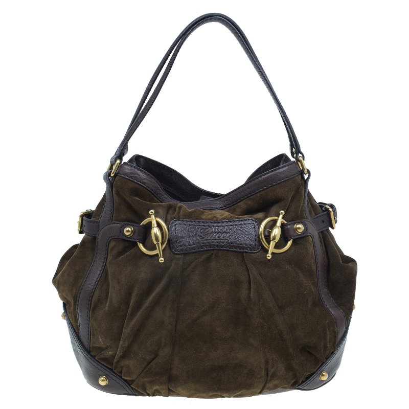 gucci suede tote