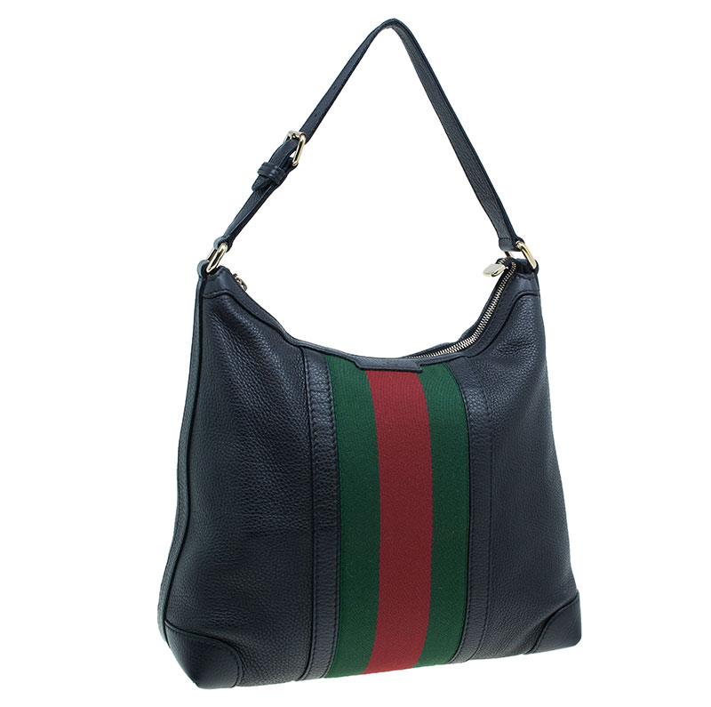 gucci black stripe bag