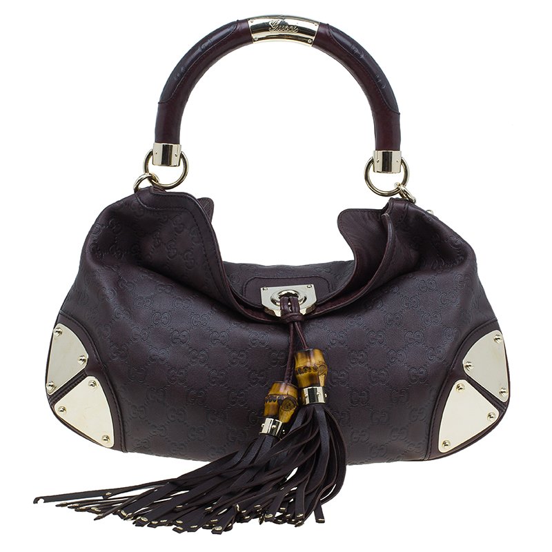 gucci indy tassel hobo bag
