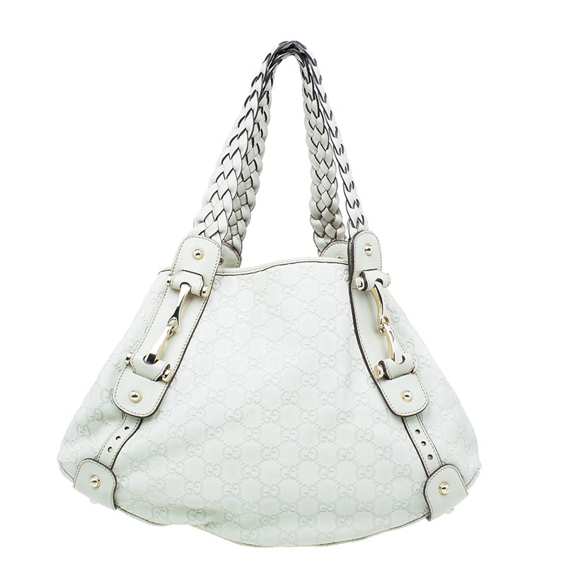 Gucci Cream Guccissima Small Pelham Shoulder Bag Gucci | The Luxury Closet