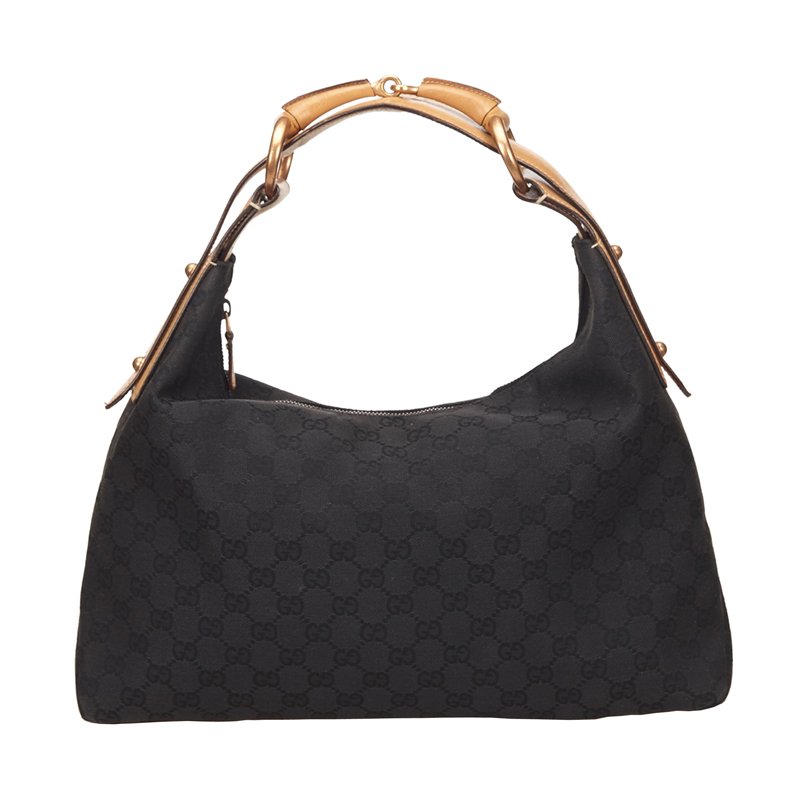 black monogram gucci bag