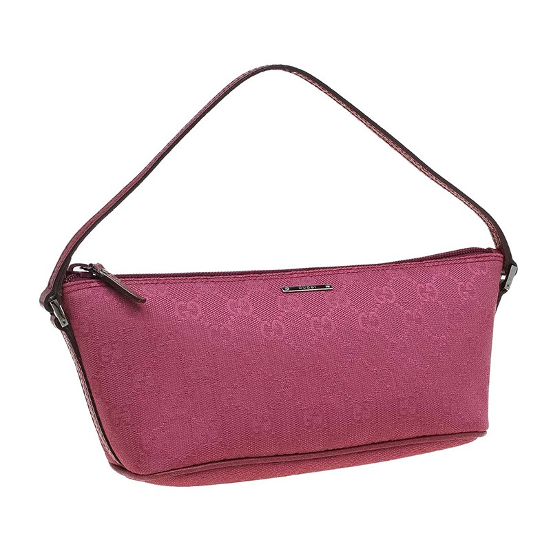 gucci boat pochette pink