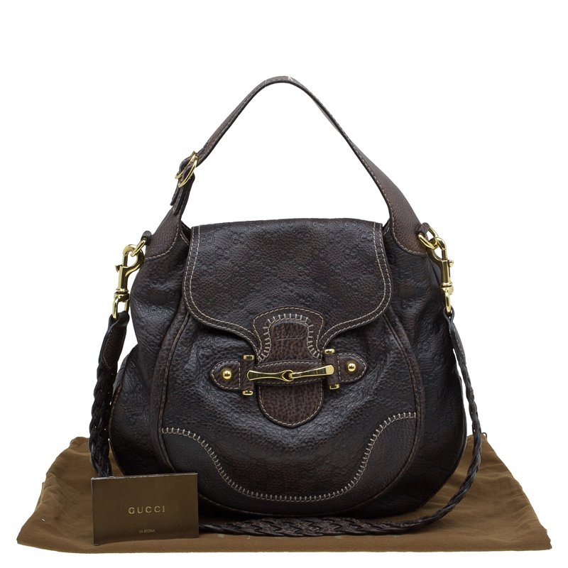 gucci pelham guccissima leather shoulder bag