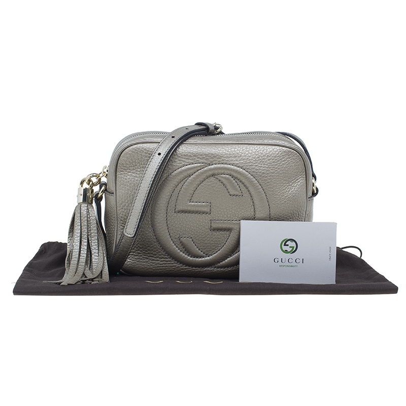 gucci disco bag grey