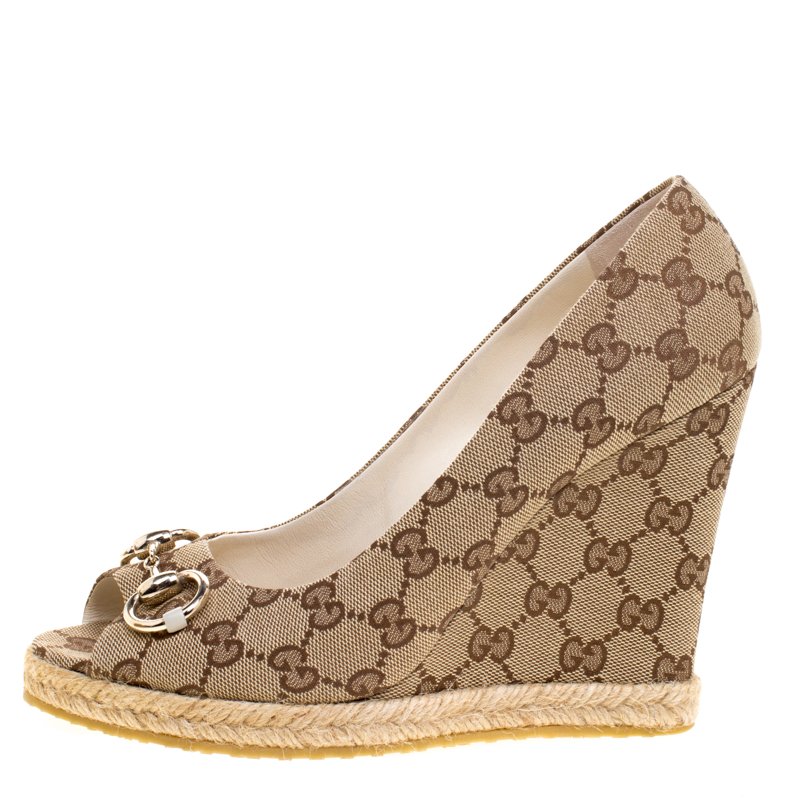 gucci charlotte wedge