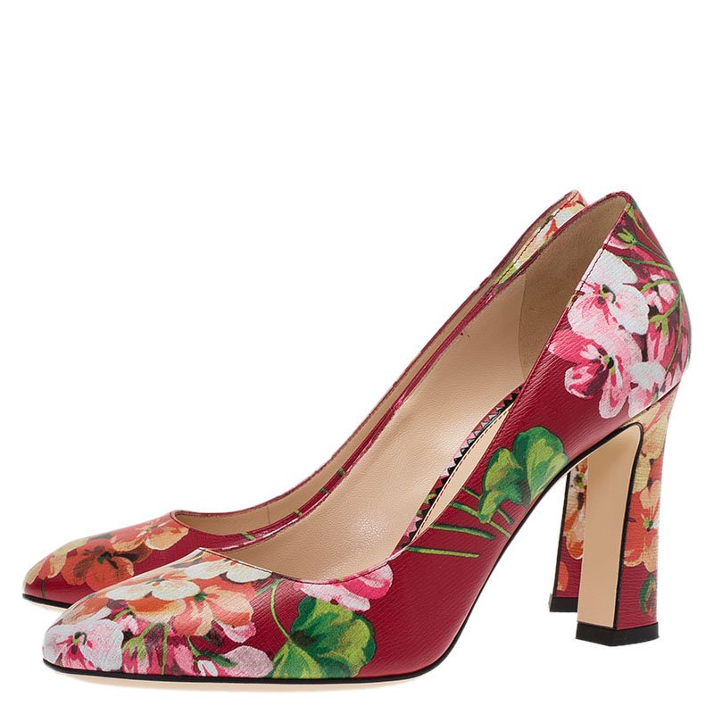 gucci flower heels