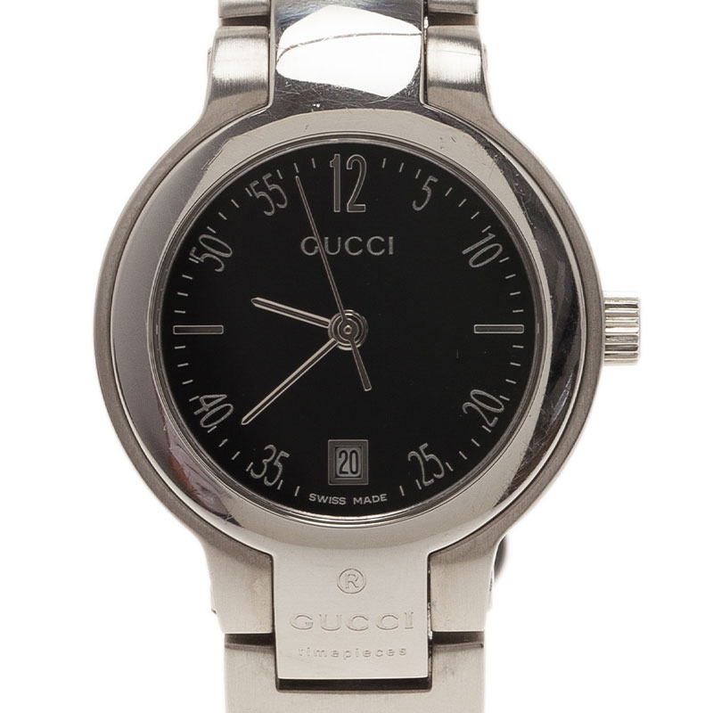 Gucci Black Stainless Steel 8900L Women's Wristwatch 26MM Gucci | The ...