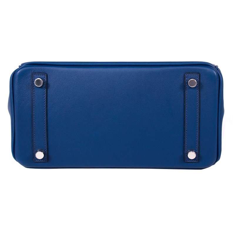 Hermès Swift Birkin 25 - Blue Handle Bags, Handbags - HER541018