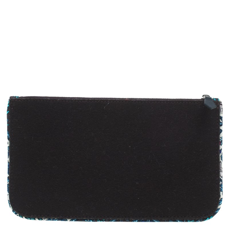 Pre Owned Hermes Brown Felt Travel Case