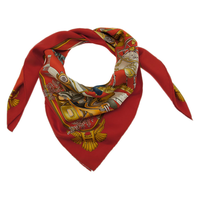 Hermes Multicolor Automobile Silk Square Scarf Hermes | The Luxury Closet