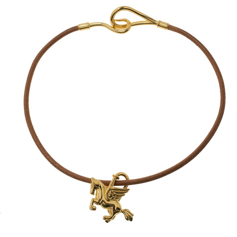 hermes horse necklace