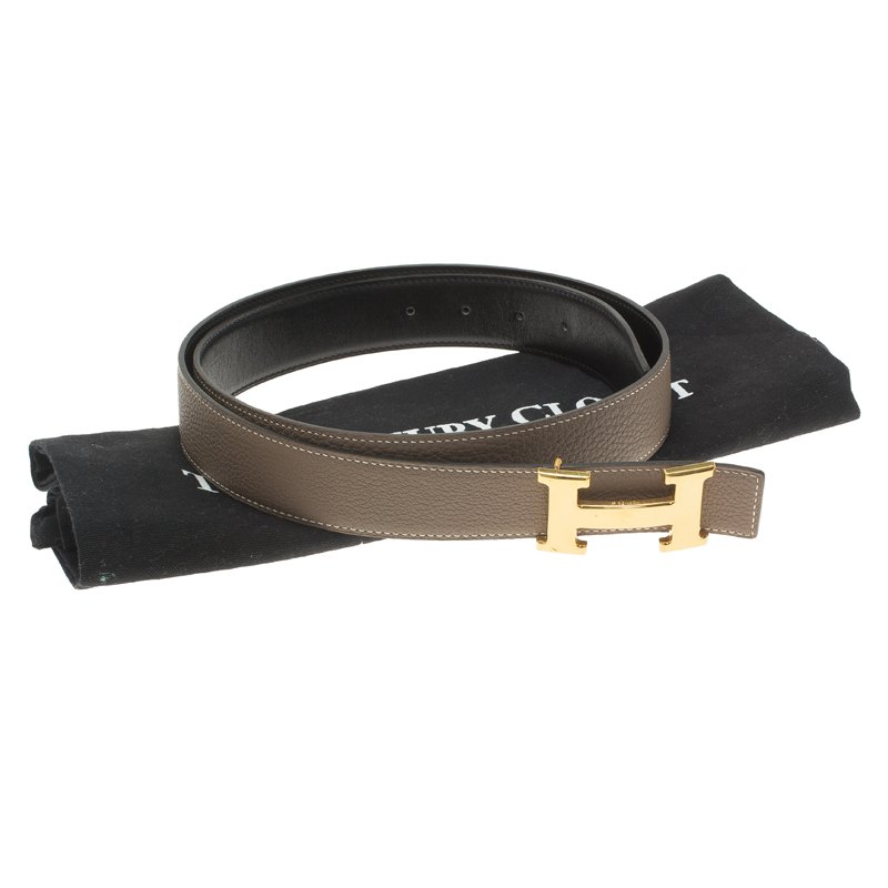 hermes taupe belt