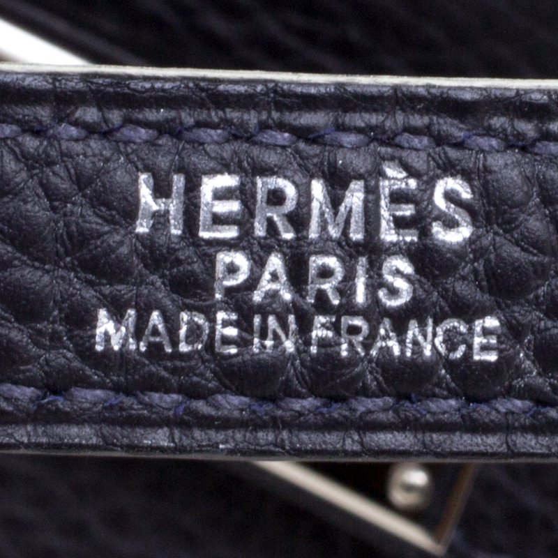 Hermès Kelly 32 Retourne In Black Togo Leather With Palladium Hardware